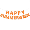 Summerween Banner Party Decorations - Spooky Halloween Celebration Banner