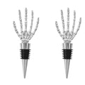 Skeleton Hand Wine Bottle Stopper - Halloween Party Decor, 2 Pack