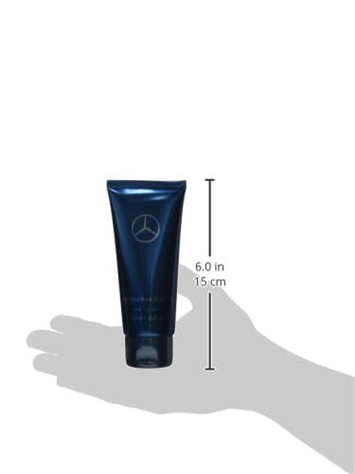 Mercedes Benz Man Bright - Shower Gel Body Wash - Mens Body Wash - Bergamot, Lavender Fragrances - Travel Size Moisturizing Body Soap Liquid - 3.3 oz