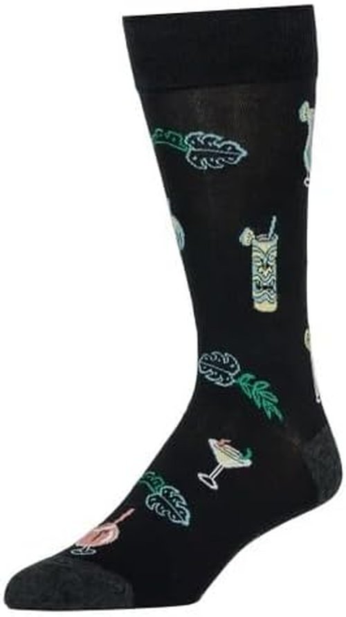 Tommy Bahama Men's Dress Casual Crew Socks - Comfortable 6-Pair Set for Everyday Wear