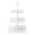 Coitak 3-Tier Plastic Cupcake Stand - Square Rod Variation