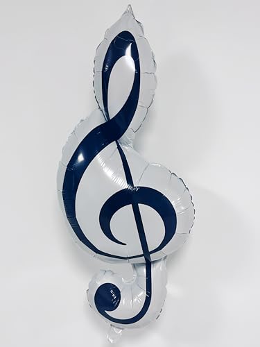 Vinyl Record & Treble Clef Balloons Set - Retro Music Party Decorations