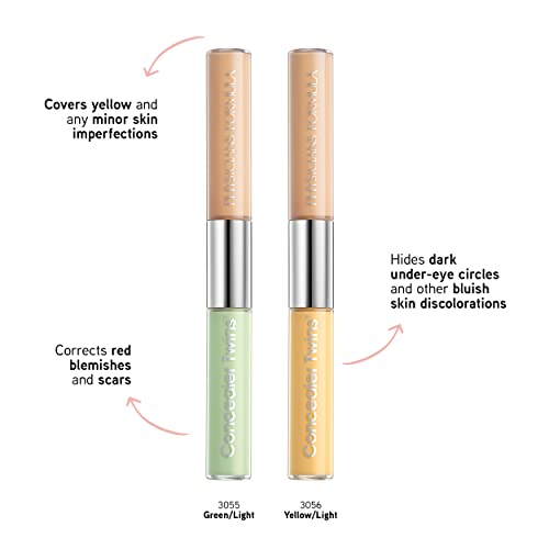 Physicians Formula Cream Dual-Ended Concealer Stick Green/Light - Neutralizing Dark Circles & Blemishes