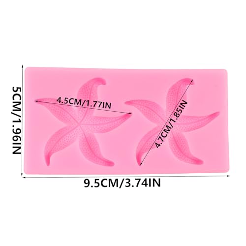 Starfish Silicone Mold for Cake Decorating & Candy Making - Style A