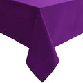 Royal Purple Square Tablecloth 40x40 Inches - Waterproof & Spillproof Fabric, 1 Pack