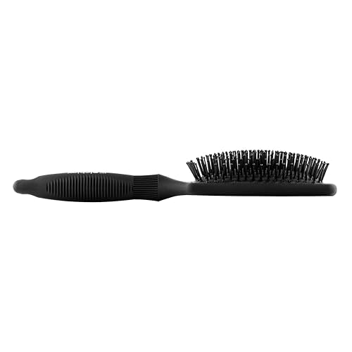 Elchim - Paddle Brush with Pneumatic Rubber Cushion and Ergonomic Handle – Lightweight Detangling and Styling Brush