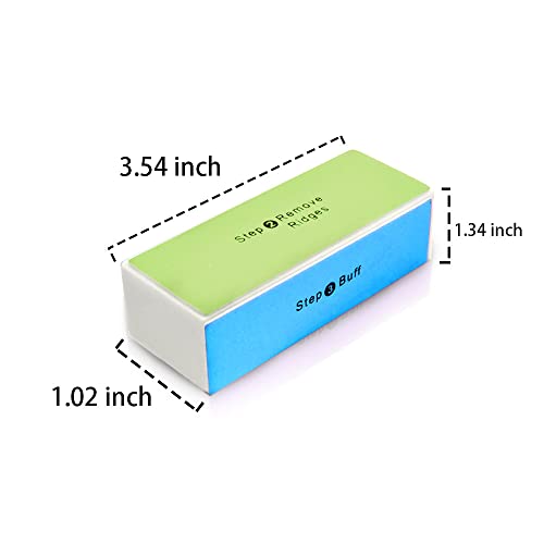 4-Way Shiny Nail Buffer Block - 1 Count Professional Nail Care Tool