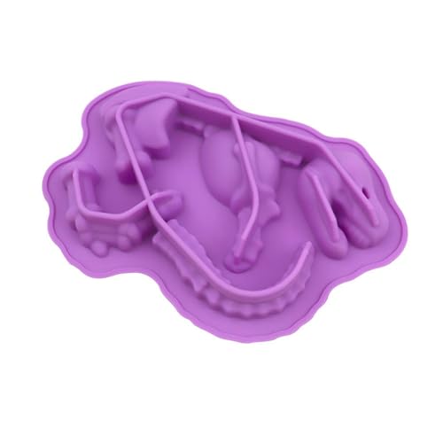 2 Pack Dinosaur Skeleton Silicone Molds for Chocolate Candy Gummy Baking