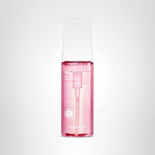 TONYMOLY Wonder Ceramide Mochi Micellar Foam Cleanser – Gentle Korean Face Wash with Ceramides, Cica & Aloe – Hydrating Daily Cleanser for All Skin Types
