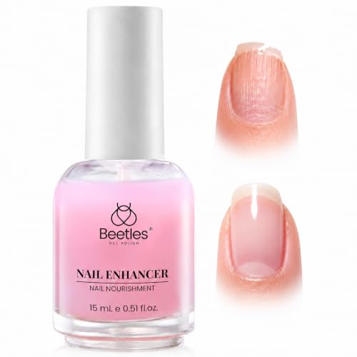 Beetles Nail Strengthener Growth Pink Nail Polish - Variation A-Pink-2