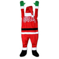 Large Outdoor Hanging Santa Claus Christmas Decor - Life Size Holiday Ornament