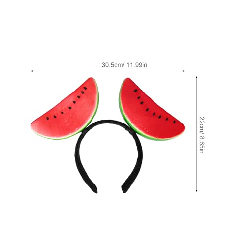 Watermelon Headband for Women - Fruit Hair Accessory for Parties & Weddings