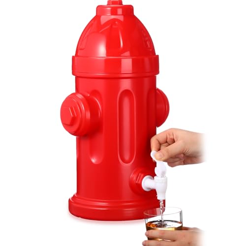 Fire Hydrant Drink Dispenser - 1.5 Gallon Beverage Container for Parties - Firefighter Theme - Variation of THIS listing