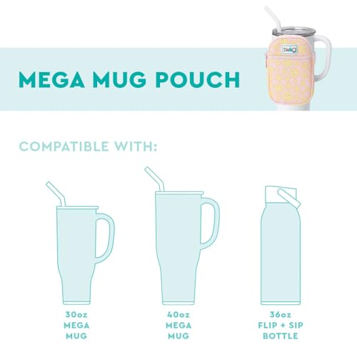 Water Bottle Pouch with Adjustable Strap Book Club Variation for Travel & Gym
