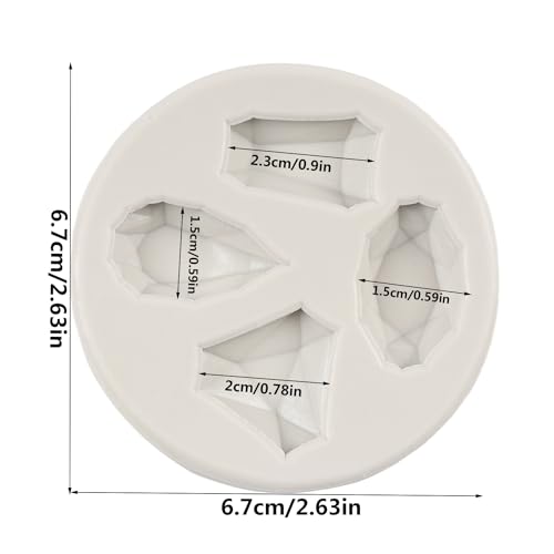 Diamond Silicone Mold for Fondant Chocolate Cake Decorating - Style B