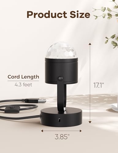 Joyzy Plug-in Ocean Wave Table Lamp Water Ripple Black - Mood Lighting