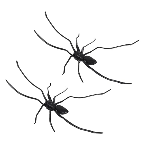 Black Spider Refrigerator Magnet 2PCS Halloween Office Decor Pranks