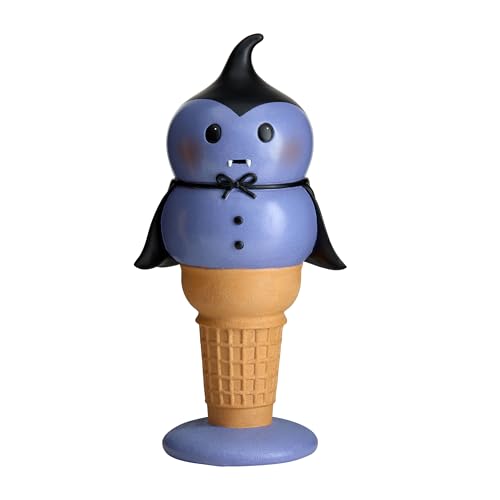 Halloween Dracula I-Scream Cone Tabletop Decoration - Purple, 14 Inch
