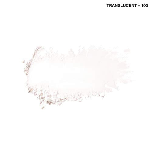 Translucent Face Powder 0.35 Oz - Vegan, Oil-Absorbing, Buildable Coverage (Variation: 100 Translucent)