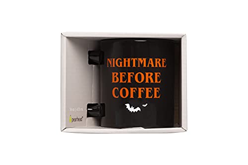 16 oz Nightmare Before Coffee Halloween Mug - Double-Sided Spooky Design