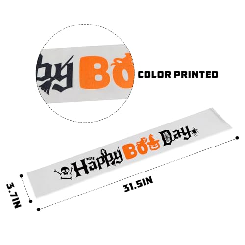 Halloween Sash for Party & Celebration, Adjustable Witch Theme Decorations