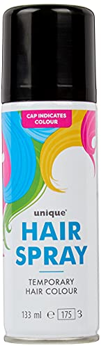 Black Neon Hair Spray - Temporary Hair Color for Festivals & Parties