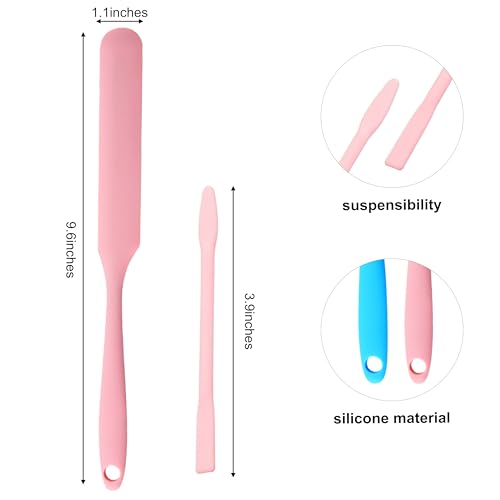 6PCS Non-Stick Wax Spatula Set - Silicone Applicators for Hair Removal & Body Use