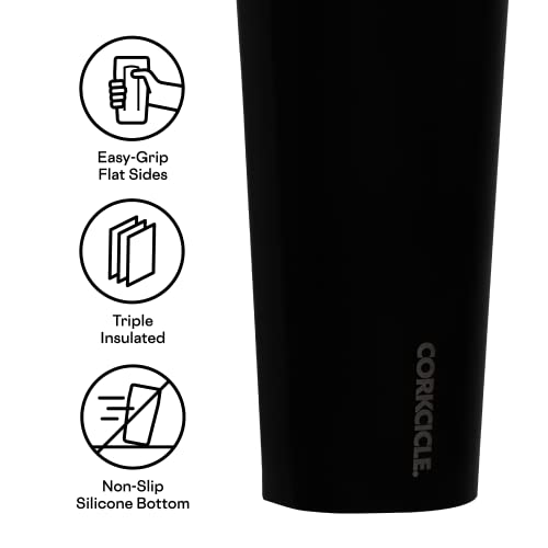 Corkcicle Cold Cup Tumbler with Straw 24oz Rifle Paper Co. Cherries Design