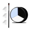 Halloween Face Body Paint Kit with 3 Sponges & Brush - White Black Blue Variation