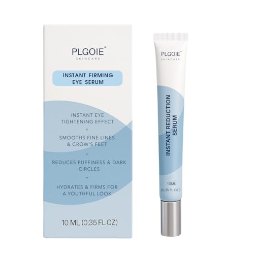 Instant Firming Eye Serum | 10ml,0.35 oz, Reduces Under-Eye Bags, Wrinkles, Dark Circles, Fine Lines & Crow's Feet – Anti-Aging Wrinkle Remover (Unscented)