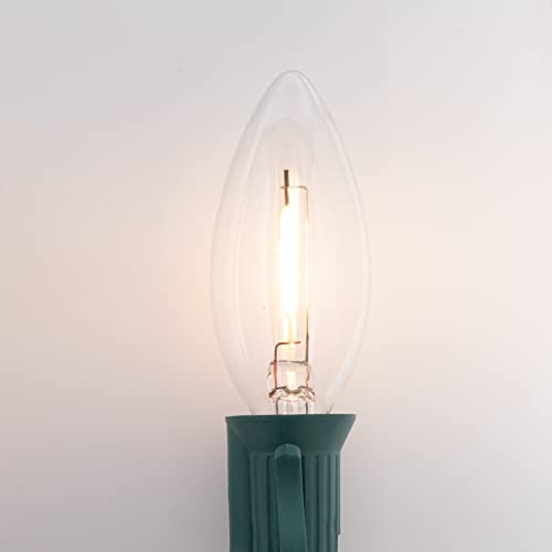 25-Pack LED Replacement Bulbs for Candle Lamps - 7W Equivalent, Clear, E12 Base - Steady Burn, 120V - Variation of THIS listing