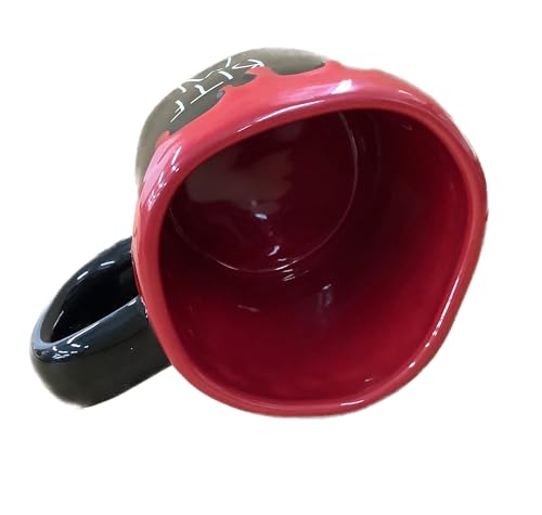 Halloween Bite Me Coffee Mug - Black with Red Drip & Blood Effect, 14 oz - Variation of THIS listing
