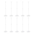 Balloon Stand Kit 10 Sets - 27.5 Inch Reusable Plastic Balloon Stands for Party & Event Decorations