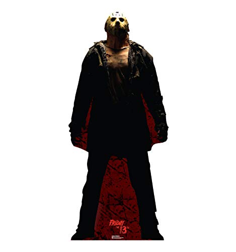 Dark Cardboard Jason Voorhees Cutout - Friday The 13th Standee