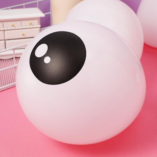 Eyeball Balloons Latex Halloween Party Balloons 12.7cm - 100pcs