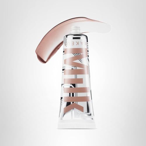 Milk Makeup Bionic Glow Liquid Illuminator, Virtual (Luminous Peach) - 0.91 fl oz - Delivers Hydrating, Natural Glow for Face & Body - Blendable & Buildable - Weightless - Vegan, Cruelty Free