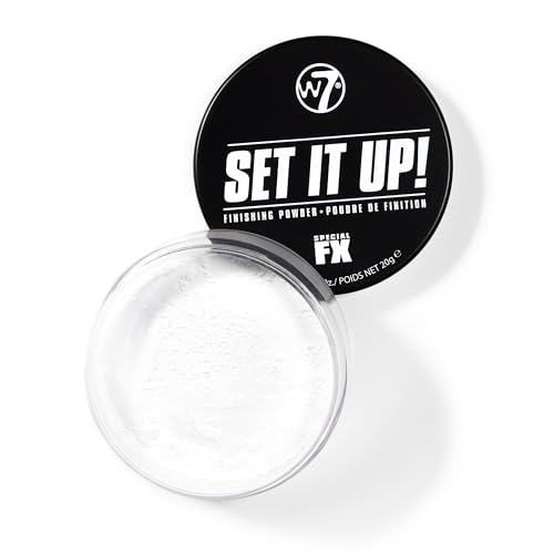 W7 Set It Up Loose Setting Powder with Precision Puff Duo 0.5oz Pack of 2