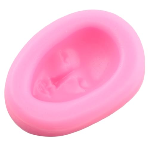3D Human Face Silicone Fondant Mold - Style A Cake Decoration Tool