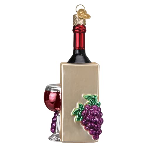 Old World Christmas Napa Valley Glass Blown Ornament - Handcrafted Holiday Vineyard Decor