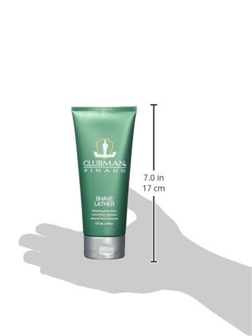 Clubman Pinaud Shaving Cream for Men – Rich, Creamy Lather for Smooth Shave, Men’s Shaving Cream, 6 fl oz