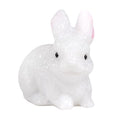 Justinstones Matte White Marble Rabbit Figurine - Natural Gemstone Home Decor Gift