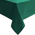 Emerald Green Rectangular Tablecloth - 70 x 120 Inch Waterproof Polyester