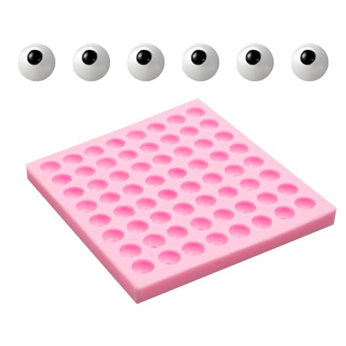 Halloween Eyeball Silicone Mold for Cakes Candy Chocolate Fondant - Variation CRR-132