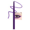 Purple Eyeliner Pencil - Dark Purple Matte Waterproof Smudge-Proof 1Pcs-09