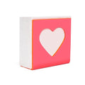 Pink Heart Acrylic Napkin Holder for Tables - Valentine's Day Dispenser