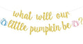 Little Pumpkin Baby Shower Banner Fall Halloween Thanksgiving Party Decorations