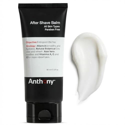 Men's Cooling & Hydrating After Shave Balm with Vitamins Aloe Vera 3 fl oz