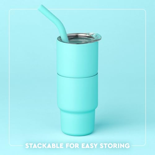 Insulated 2oz Swig Shots Tumbler with Straw - Spring Chick Design