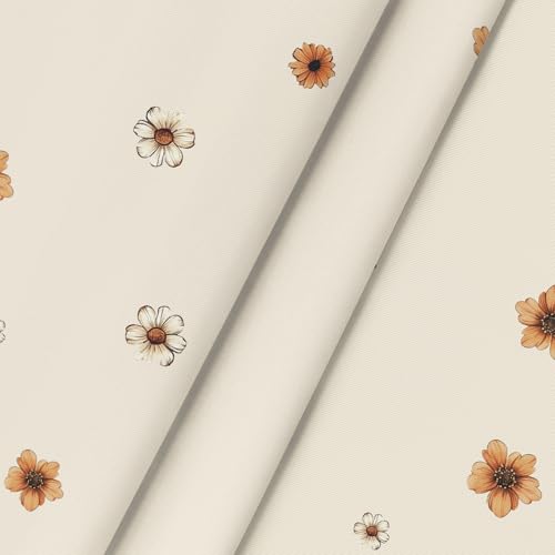 Halloween Tablecloth 90x90 Inch Round Ghost Pumpkin Orange - Beige Variation
