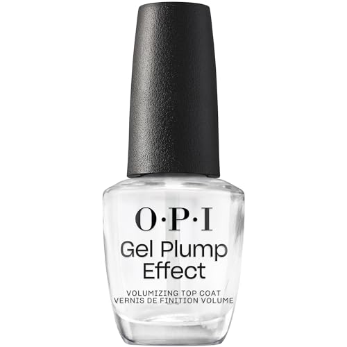 OPI Gel Plump Effect Top Coat - Volumizing & High Shine Clear Nail Polish